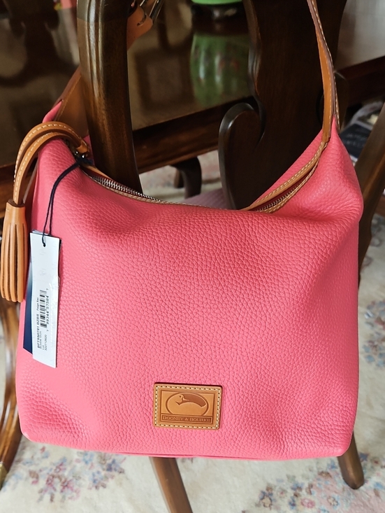Dooney & Bourke Handbags - Dooney & Bourke Bubble Gum Pink Pebble Leather 'Paige' Sac